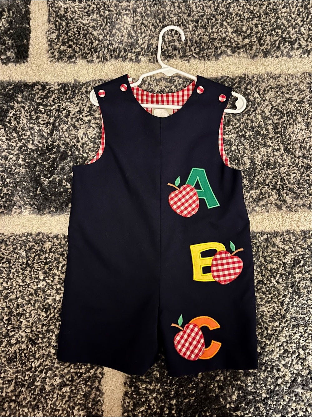 Marco & Lizzy 3T Navy ABC School One-Piece NWOT - Picture 5 of 5